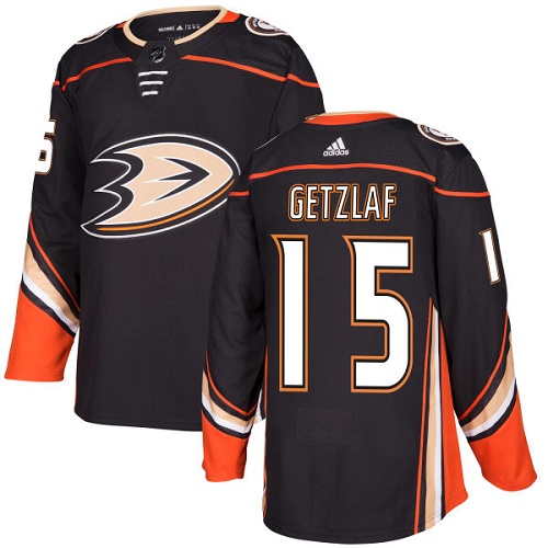 Adidas Men Anaheim Ducks #15 Ryan Getzlaf Black Home Authentic Stitched NHL Jersey